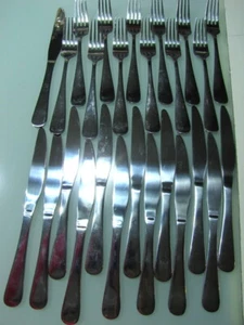 26 pcs AmazonBasics Stainless Steel Flatware 13/0 China - Picture 1 of 8