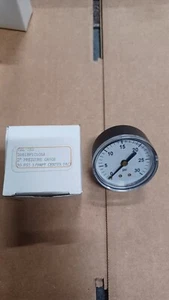 Tel-tru Pressure Gauge, 2" face, 1/8" npt, Center back mount, 0-30 psi, Part No - Picture 1 of 2