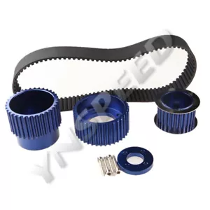 1.5" Notch Belt Gilmer Belt Drive Pulley Kit For 12A 13B 20B RX7 FD FC RX3 Blue - Bild 1 von 3