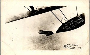 WW1 U.S.N Convoy Work Bay of Biscay, National Woolen Mills Ad RPPC 1919 VV1 - Bild 1 von 2