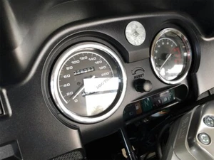 For MOTORCYCLE BMW R1150 RT Dash Instrument Chrome Rings Polished Aluminium 2pcs - Imagen 1 de 12