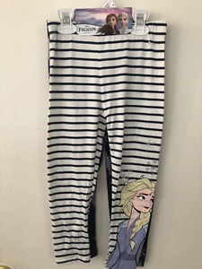 Disney: Frozen Girls Soft Comfort Stretch Legging Twin Pack Size 6 - Picture 1 of 3