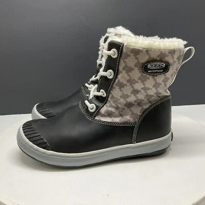 Keen Boots Youth 3 Elsa Invierno Botas de Nieve Negras Impermeables Aisladas 1015257 Foto 1 de 4
