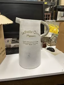 Vintage La Petite Cuisine Paris stoneware pitcher - Picture 1 of 8