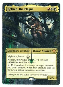 Kelsien the Plague Altered Full Art MTG Magic Commander Mardu EDH Voltron Legend - Picture 1 of 1