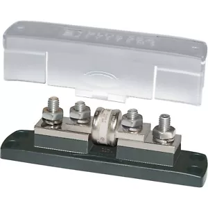 BLUE SEA 5502 160VDC 225A to 400A FUSE BLOCK w/INSULATING COVER *S30 - Bild 1 von 2