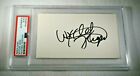 WYCLEF JEAN Signed 3x5 Index Card-Rapper-THE FUGEES-PSA Encapsulated