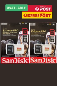 SanDisk Extreme microSDXC Memory Card 128GB 256GB - Picture 1 of 6