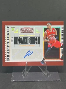 Boleto del draft James Palmer 2019-20 Contenders Picks/99 #95 novato de Nebraska radiocontrol - Imagen 1 de 2