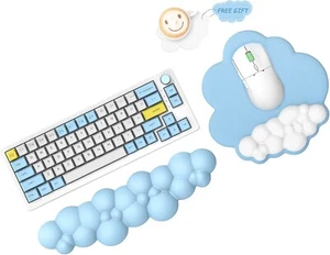 Keyboard Wrist Rest and Mouse Pad with Wrist Support for Home Office Easy Typing - Picture 1 of 8