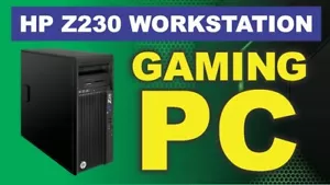 GAMING PC HP Z230 Desktop computer i7 4790 32GB R9-350 256GB SSD +1TB Win10 WIFI - Picture 1 of 10