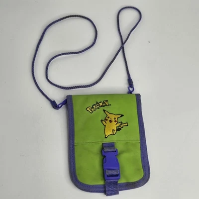 Pokemon Pikachu Nintendo Gameboy Color VERDE NEÓN Estuche de Transporte Portátil Bolso Foto 1 de 4