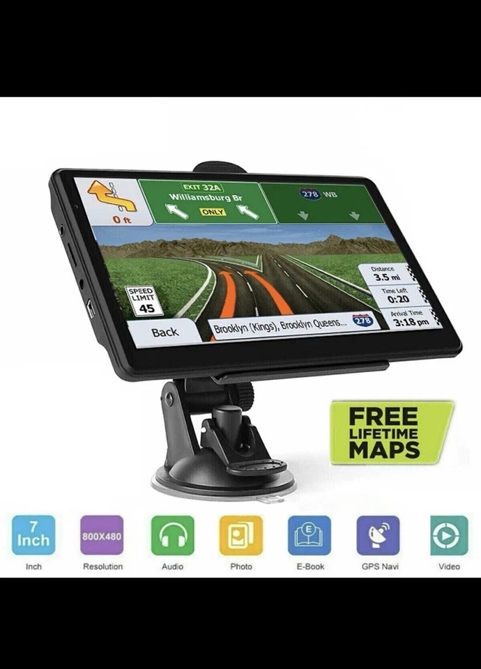 GARMIN 7 inch Car GPS Navigator - Black