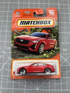 Matchbox 2021 Cadillac CT5-V Red 72/100 -70years GM - Picture 1 of 5