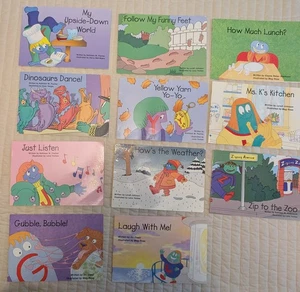 The Letter People Educatonal Books Lot of 11 Gloss Paper Covers Y2K Era - Foto 1 di 14