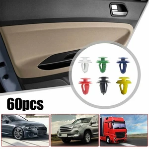 Easy to Use 60PCS Car Door Panel Cards Fixing Fasteners for DIY Repairs - Picture 1 of 11