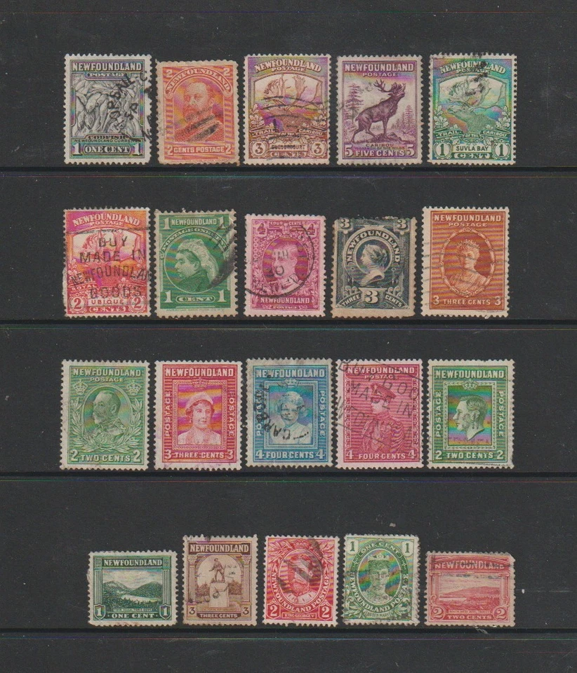 NEWFOUNDLAND   Collection of  Various  Stamps     USED - Image 1 of 1