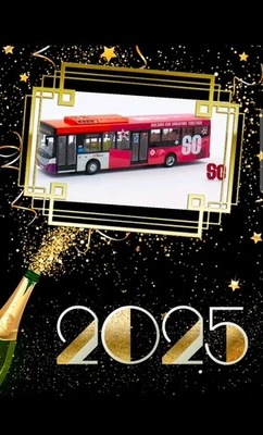 BUS toy, SINGAPORE,  SG60 special model, MAN A22 Model  - Image 1 of 4