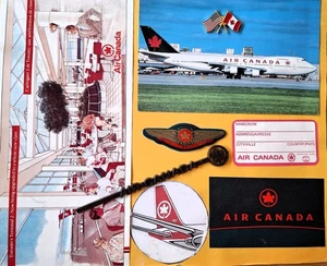 AIR CANADA Airlines Sammlerstücke Postkarte Jr Wing USA-Kanada Pin passt 8x10 Rahmen - Bild 1 von 1
