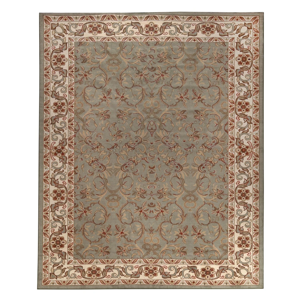 Traditional Oriental Floral Washable Indoor Large Area Rugs Or Runner Rug - Image 1 of 1