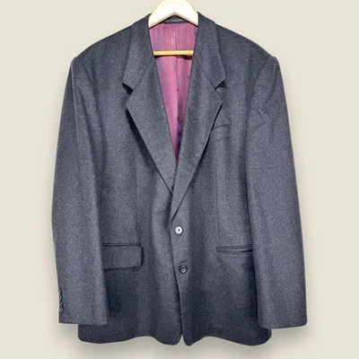 Chaqueta Abrigo Deportivo Benvenuto Hombre Talla 29 (48R) Gris Lana Virgen Lana de Cordero Blazer Foto 1 de 4