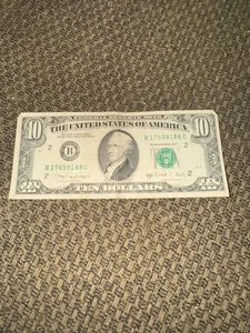 Series 1988 A US 10$ Bill - Picture 1 of 3