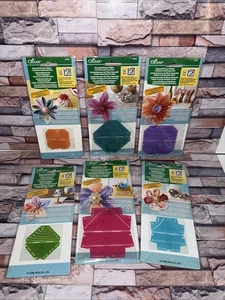 6 Clover Kanzashi Flower Maker Lot 2” & 3” Sealed 8480-8485 - Picture 1 of 17