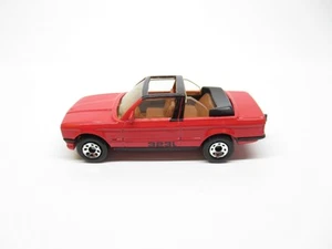 MATCHBOX SUPERFAST 1985 RED BMW 323i CABRIOLET NEAR MINT - Picture 1 of 5