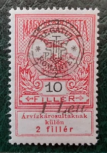 ROMANIA 1919 Cluj Kolozsvar 1 Leu (lower case) MNH Turul Mi 5II VF/XF 8649 - Picture 1 of 3