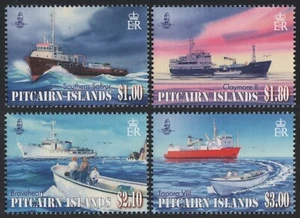 Pitcairn 2011 - Mi-Nr. 836-839 ** - MNH - Schiffe / Ships - Bild 1 von 1