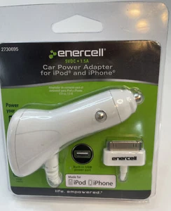 Enercell 2730695 Car Power with USB port Adapter for iPod / iPhone 5VDC 1.5A - Picture 1 of 8