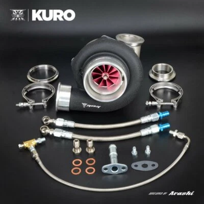 4-дюймовый шарикоподшипник KURO GTX3584RS GEN2 с турбонаддувом и V-образным диапазоном тип 0,82 A/R нержавеющая сталь 1000 л.с. - Изображение 1 из 4