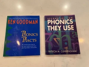 2 Phonics Books for Teachers: Phonics They Use and Phonics Phacts Kids & Reading - Picture 1 of 2