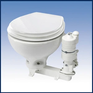 RM Toilette 'BAYO' mit weißem Griff RM104.W - Bild 1 von 1