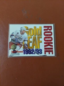 1992-93 Leaf "Gold Leaf Rookies" Alexi Zhamnov - Picture 1 of 2