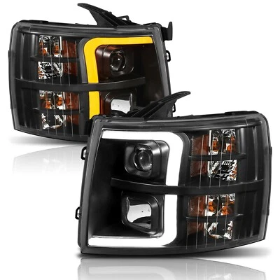 Faros retroproyectores Anzo para 07-13 Silverado 1500 / 2500HD / 3500HD Foto 1 de 4
