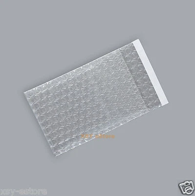 300 Self Seal Bubble Packing Pouches Envelopes Package Bag 3" x 5"_80 x 130+20mm - Image 1 of 4