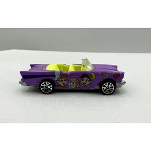 Vintage Matchbox 1957 Chevrolet Convertible Snap Crackle Pop Purple Die Cast - Picture 1 of 5