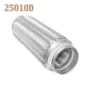 2.5" (2 1/2 in.) x 10" Flex Pipe Exhaust Coupling Quality Stainless Heavy Duty - Bild 1 von 3