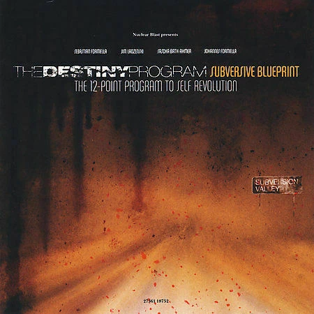 Subversive Blueprint  von The Destiny Program (CD, 2007)