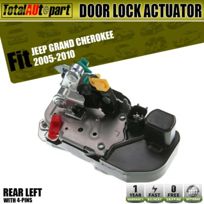 Привод замка задней левой двери с защелкой в сборе для Jeep Grand Cherokee 2005-2010 - Изображение 1 из 4