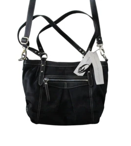 NIne West Black Convertible Crossbody Purse Shoulder Strap Handbag NWT - Picture 1 of 6