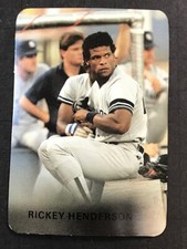 1986 Rob Broder #20 Rickey Henderson Yankees
