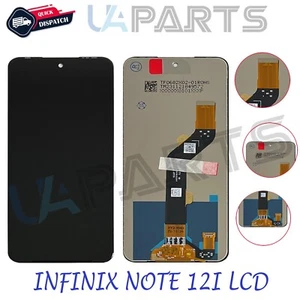 Für Infinix Note 12i X6819 Touchscreen Digitizer LCD Display Baugruppe Schwarz - Bild 1 von 4