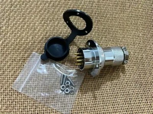 1-Set 12 pin Aviation Radio Waterproof CIrcular Panel Mount Socket Connector - Picture 1 of 2