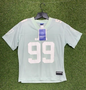 Oakland Raiders Jersey Womens Medium Warren Sapp #99 Pro Line Mint Green 90s - Picture 1 of 21