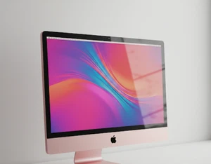 Apple iMac 2024 (M4, 16 GB, 256 GB, SSD, Apple M4 8-Core), rot in OVP - Bild 1 von 2