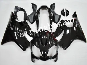 Fit for 2004-2007 CBR600 F4i Gloss Black ABS Plastic Injection Mold Fairing Kit - Picture 1 of 6