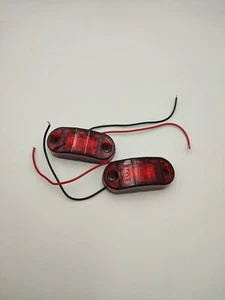 10pcs LED Side Marker Lights Waterproof for 10V-30V Trailer Trucks (Red) - Picture 1 of 3