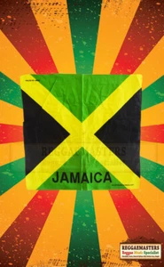 Bandera de Jamaica Bandana Cubriendo Cara Cabeza Bufanda Cuello Corbata Carnaval Reggae Raíces - Imagen 1 de 1